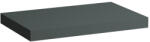 Laufen LANI Mosdótartó lap, 80 cm, kivágás nélkül, 65 mm vastag, 2 tartókonzollal, Traffic Szürke H4046501122661 (H4046501122661)