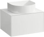 Laufen SONAR Fiók elem, 1 fiók, 812340, 812341, 812342, 812343 mosdótálakhoz, kivágással középen, Matt Fehér H4054010341701 (H4054010341701)