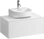 Laufen SONAR Fiók elem, 1 fiók, 816341, 816342 mosdókhoz, kivágással középen, Matt Fehér H4054410341701 (H4054410341701)