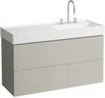 Laufen Kartell LAUFEN Alsószekrény, két fiókkal, 813333 tip. mosdóhoz, Kavics Szürke H4076490336411 (H4076490336411)