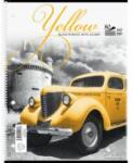 Notes Caiet A4 pentru facultate, 80 de coli, spirală laterală transparentă