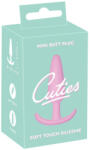 Cuties Mini Butt Plug - силиконов анален плъг (розов, 2, 1 см) - lovesexshop
