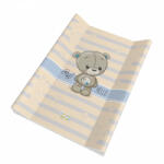  Babastar merev pelenkázó lap 50*80 cm - Kék maci + pillangó