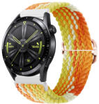 BSTRAP Elastic Nylon szíj Garmin Vivoactive 5, fragrant orange