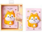 Traders notesz squishy-vel, A5, 128 mintás lap, mókus, iigen
