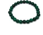 R. M. ékszer Achát szin gyerek karkötő zöld golyó 6mm (058611)