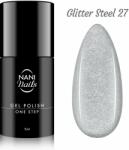 Naní ojă semipermanentă One Step 5 ml - Glitter Steel