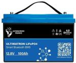 Ultimatron Acumulator litiu LiFePO4, BMS, Bluetooth, Ultimatron 12V-100Ah PRO (UBL-12-100PRO)