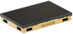 ACO Ștergător de picioare încastrabil ACO Vario 2.0 Hybrid, cu tavă din beton cu polimeri și grătar cu inserție de cauciuc, antracit, 750x500x80mm Pres