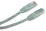  LAN hálózati kábel UTP patchkábel, Cat. 5e, RJ45 csatlakozó - RJ45 csatlakozó, 0, 25 m, árnyékolatlan, szürke, gazdaságos
