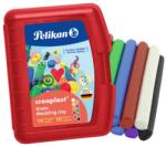 Pelikan Plastilina Pelikan Creaplast 240g, 10 culori asortate, 14 batoane, cutie rosie (606745)