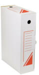 NON Set 25 cutii de arhivare din carton, 100 mm, 350 x 250 mm, Liniatura rosie (ARH021)