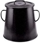 Perfect Home Bidon de untură cu suprafață emailată 10L 22cm negru 54256