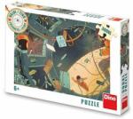 Dino Puzzle XL Dino Find 10 Obiecte - Univers 300 piese (472327) Puzzle