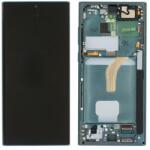 Samsung GH82-27487E Gyári Samsung Galaxy S22 Ultra 5G OLED kijelző érintővel zöld kerettel előlap (GH82-27487E)