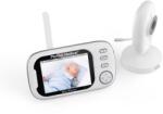  Baby Monitor si Camera Audio-Video Wireless Pentru Supraveghere Bebe, Perfect Medical, Ecran HD XXL 3.2 Inch LCD, Senzor Sunet, Mod Vedere Nocturna Infrarosu, Talk-Back Aparat supraveghere bebelus