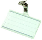 DONAU Azonosítókártya tartó DONAU 88x55 mm csipeszes PP átlátszó 50 darabos (U8346001PL-00) - papir-bolt