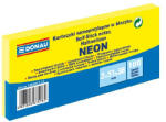 DONAU Öntapadós jegyzettömb DONAU 38x51 mm 3x100 lap neon sárga (U7585011-11) - papir-bolt