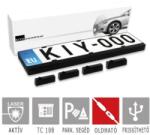 KIYO D Ultimate AP 4: Lézerblokkoló 4 db rendszámtábla keretbe épített GYORSCSATLAKOZÓS szenzorral első vagy hátsó lézeres védelem kialakítására (KY-D4U2AP-V5-CON-V24)