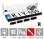 KIYO D Ultimate AP 4R: Lézerblokkoló 4 db rendszámtábla keretbe épített GYORSCSATLAKOZÓS szenzorral első vagy hátsó lézeres védelem, dupla kerettel (KY-D4U2AP-V5-R-CON-V24)