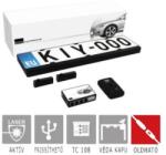 KIYO ULTIMATE AP 2 GPS: Lézerblokkoló 2 db rendszámtábla keretbe épített GYORSCSATLAKOZÓS szenzorral első vagy hátsó lézeres védelem kialakítására, GPS adatbázissal (KY-ULT-G1-D2U2AP-V5-CON-V24)