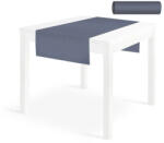 Pack Service Textilhatású asztali futó 40 cm x 24 m - acélkék