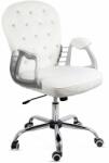 CHAIRS-ON Scaun de birou din catifea reglabil OFF 437 Alb