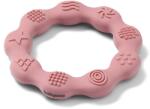 BabyOno PRSTEN szilikon harapófogó - rózsaszín