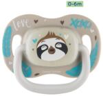 Canpol Babies Canpol babák Cumi szilikon szimmetrikus EGZOTIKUS ÁLLATOK 0-6m lajhár