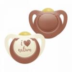 Nuk For Nature Latex cumi (0-6m. ) 2 db - piros