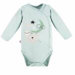 Eevi MELLOW hosszú ujjú kicipzározható body menta - 68