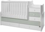 Lorelli Легло Lorelli - Maxi Plus, 3Box, 70 х 160 cm, бяло/Milky зелено (10150580040P) - baby