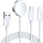 JOYROOM Apple Watch mágneses töltő Joyroom S-IW008 Lightning + USB-C 5V 1, 2m (fehér) (S-IW008) - scom