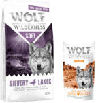 Wolf of Wilderness 12 kg Wolf of Wilderness száraz kutyatáp + Explore the Wide Acres csirke 100 g kutyasnack ingyen! - "Soft - Silvery Lakes" - szabad tartású csirke & kacsa