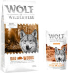 Wolf of Wilderness 12 kg Wolf of Wilderness száraz kutyatáp + Explore the Wide Acres csirke 100 g kutyasnack ingyen! - Adult 'Oak Woods' - vaddisznó
