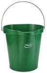 Vikan Műanyag vödör kifolyóval, étkezésre alkalmas, 12 l, zöld