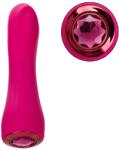 CalExotics Vibrator Gem Vibe Bliss, 10 Moduri Vibratii, Functie Memorie, Silicon, USB, Fuchsia, 17.7 cm Vibrator