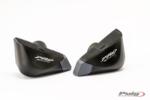 Puig Frame sliders PUIG PRO 20670N black with grey rubber