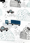  Mintás textil pelenka 1db-os - járművek a hegyen - babyshopkaposvar