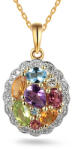 Heratis Forever Egyedi arany medál drágakövekkel 1, 27 ct IZBR1245P