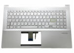 ASUS Vivobook X521 X521IA X521FA X521FL S533EA S533F S533FA S533FL M533 M533IA series 90NB0RF1-R31HU0 háttérvilágítással (backlit) ezüst burkolattal (topcase) magyar (HU) laptop/notebook billentyűzet gyári