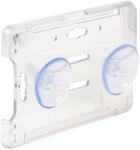  Tapadókorongos szélvédőre való kártyatartó tok vízszintes CH-90