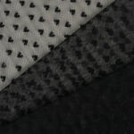 Takoy Tüll - fekete alapon szívecske mintával