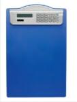 Alco Clipboard simplu A4, din plastic rigid, cu calculator, ALCO - albastru (AL-5518-15) - officeclass