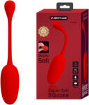 Pretty Love Knucker Super Soft Silicone Vibration Egg Red