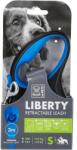 Mpets Liberty Blue - Автоматичен повод - лента за куче, син - размер S - дължина 3 м, за кучета до 15 кг, Белгия - 10824099