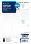 FILOFAX Пълнител за органайзер Classic, А5, за 2024 година, 1 седмица на 2 страници, вертикален (24-68514)