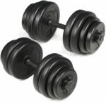 Physionics Set de gantere 30 kg (2 x 15 kg) (HSTA05/B)