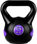 MOVIT Kettlebell - 6 kg, negru / violet (20040659)