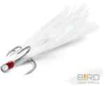 Delphin B! RD Hook TRIPLE / 3db fehér tollak #6 (101003092) - marlin